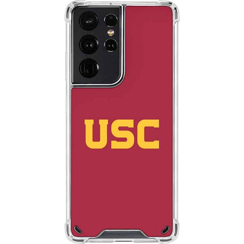 University of Southern California USC Galaxy S21 Ultra 5G Clear Case